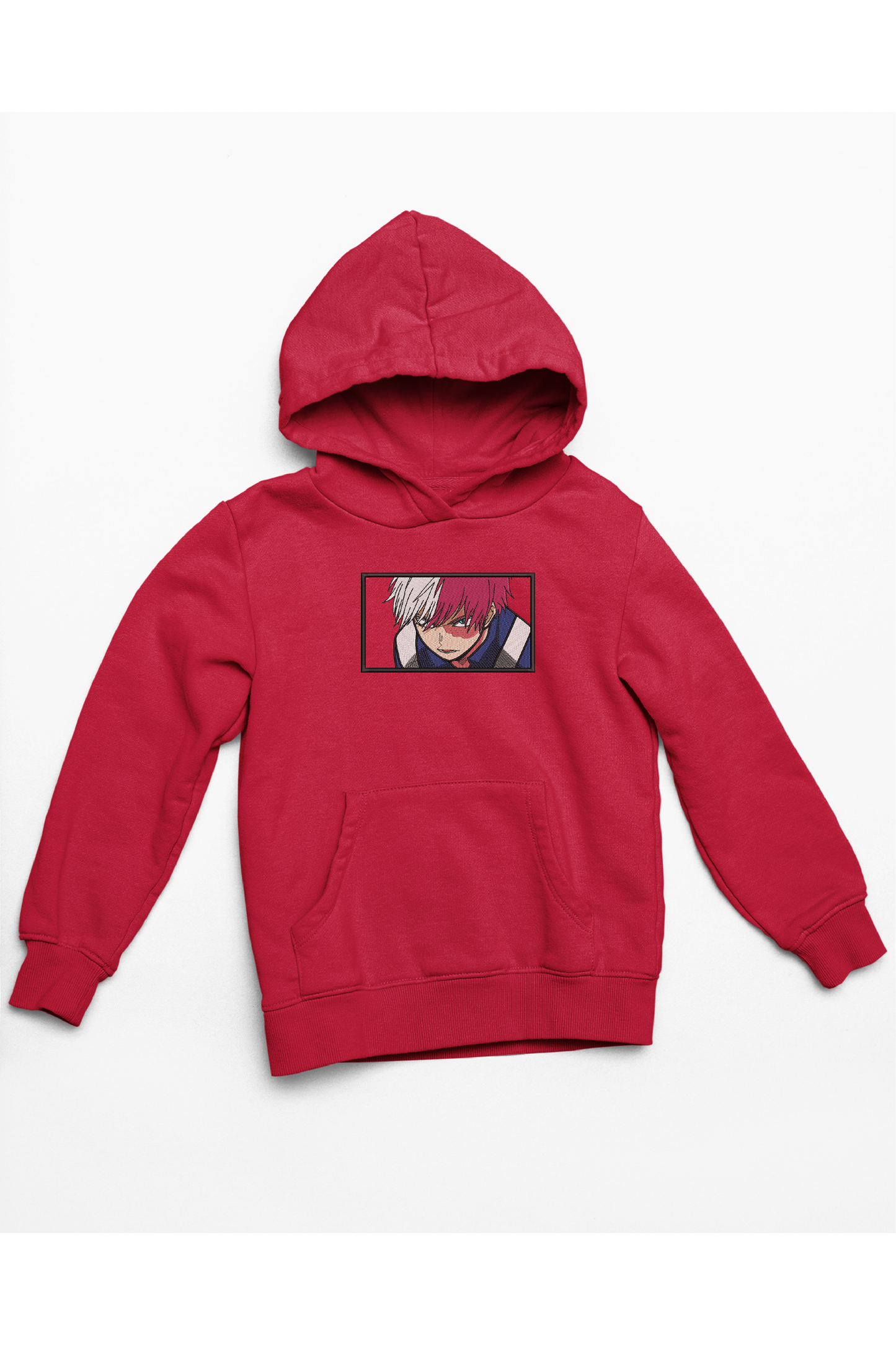 Hanorac anime brodat cu Todoroki v3 din My Hero Academia