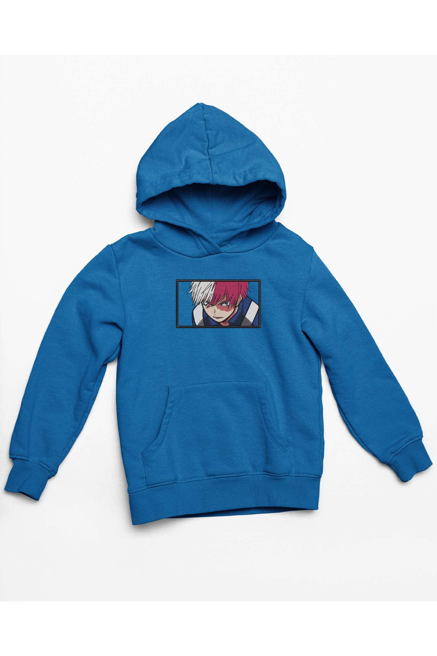 Hanorac anime brodat cu Todoroki v3 din My Hero Academia