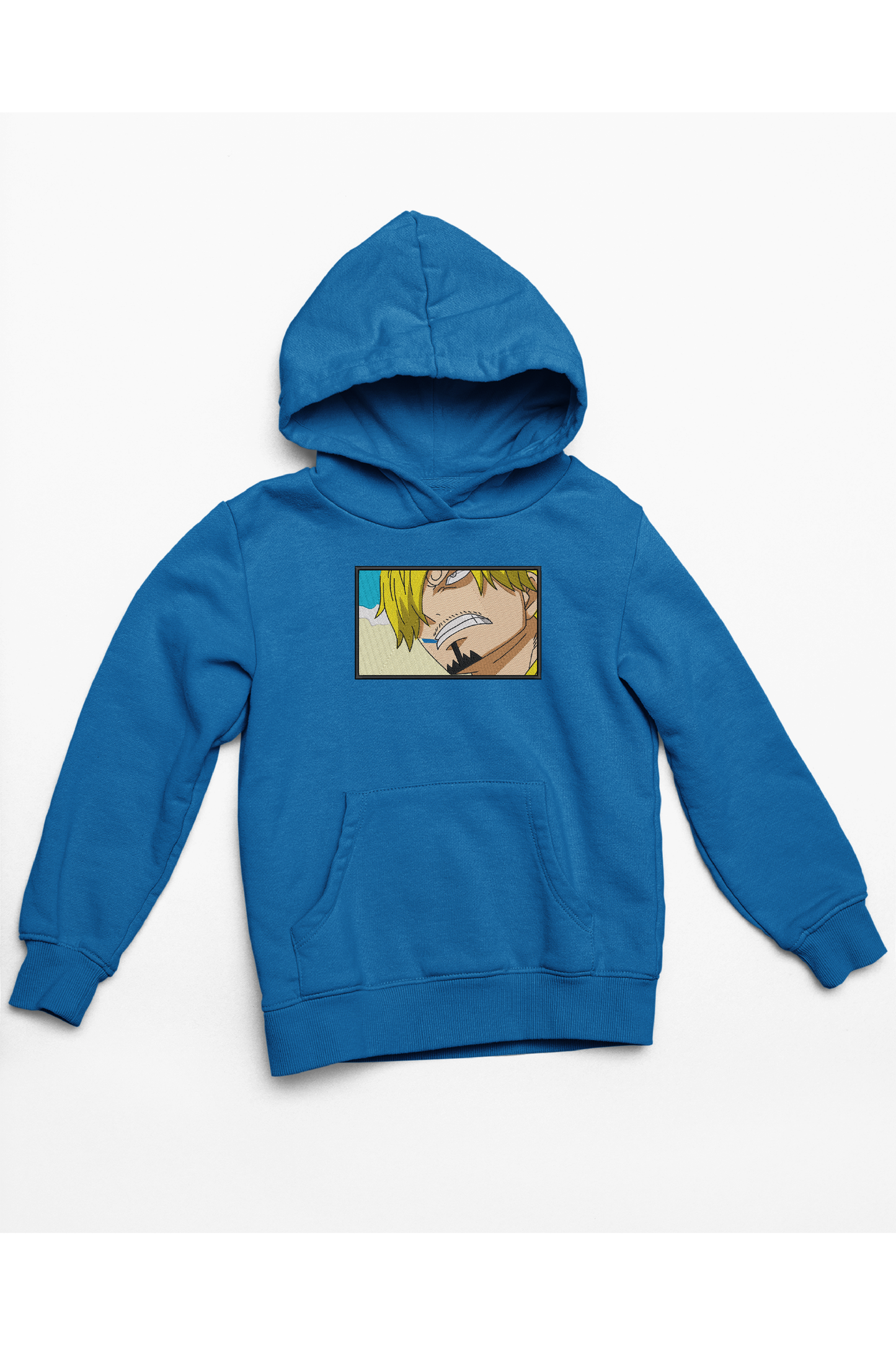 Hanorac anime brodat cu Sanji din One Piece