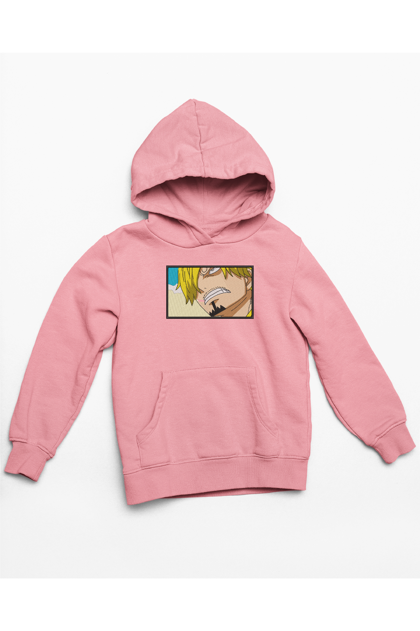 Hanorac anime brodat cu Sanji din One Piece