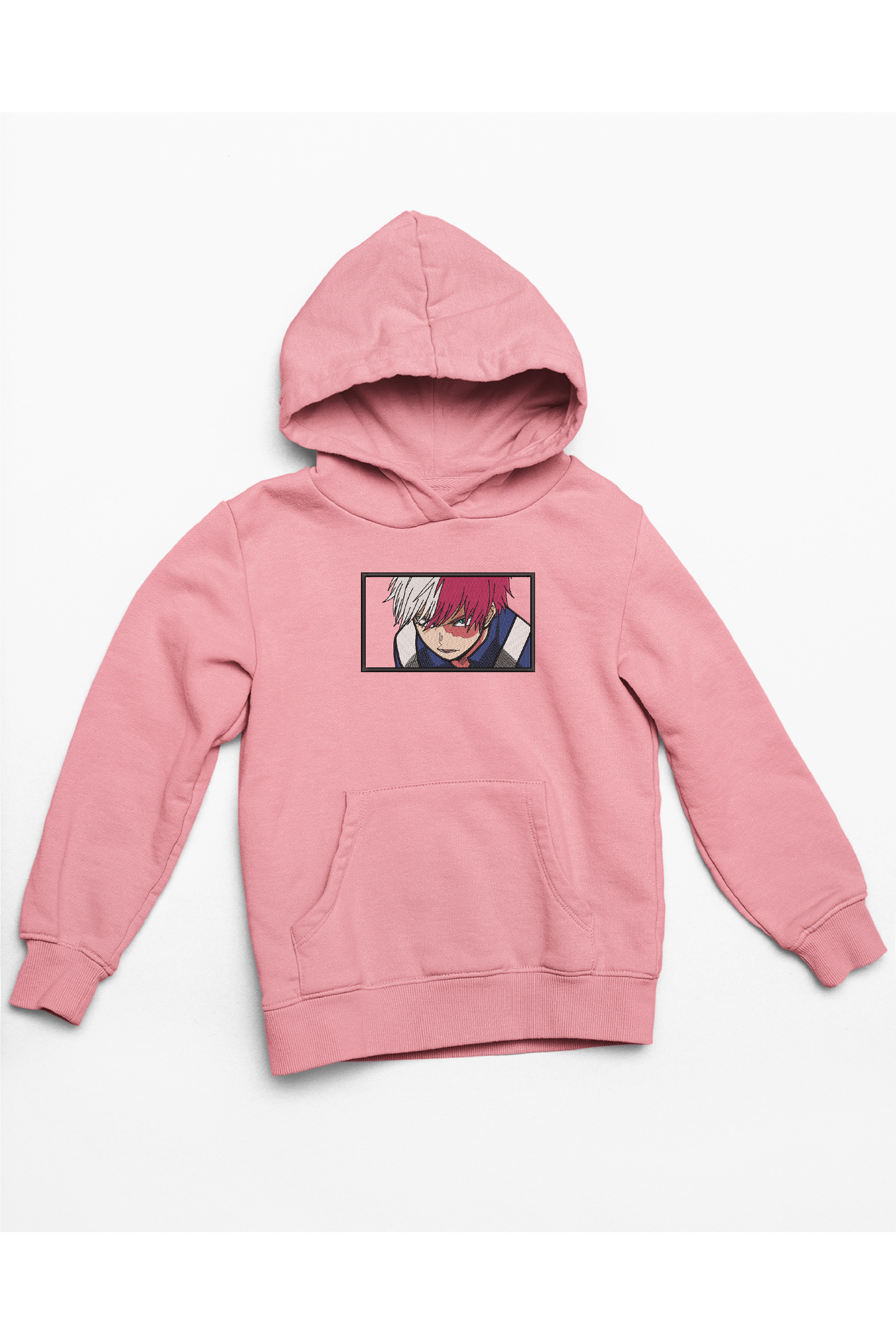 Hanorac anime brodat cu Todoroki v3 din My Hero Academia