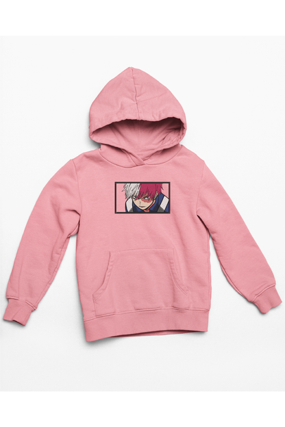 Hanorac anime brodat cu Todoroki v3 din My Hero Academia