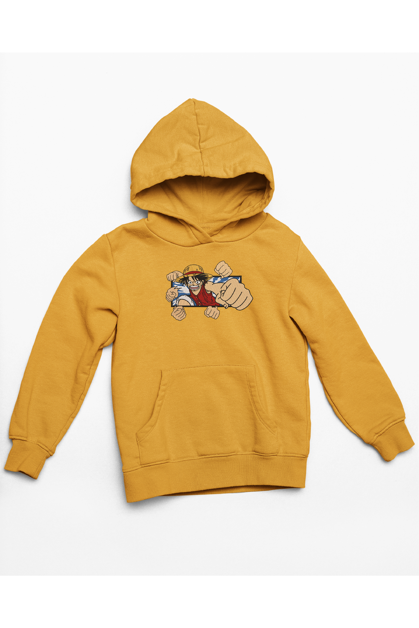 Hanorac anime brodat cu Luffy din One Piece