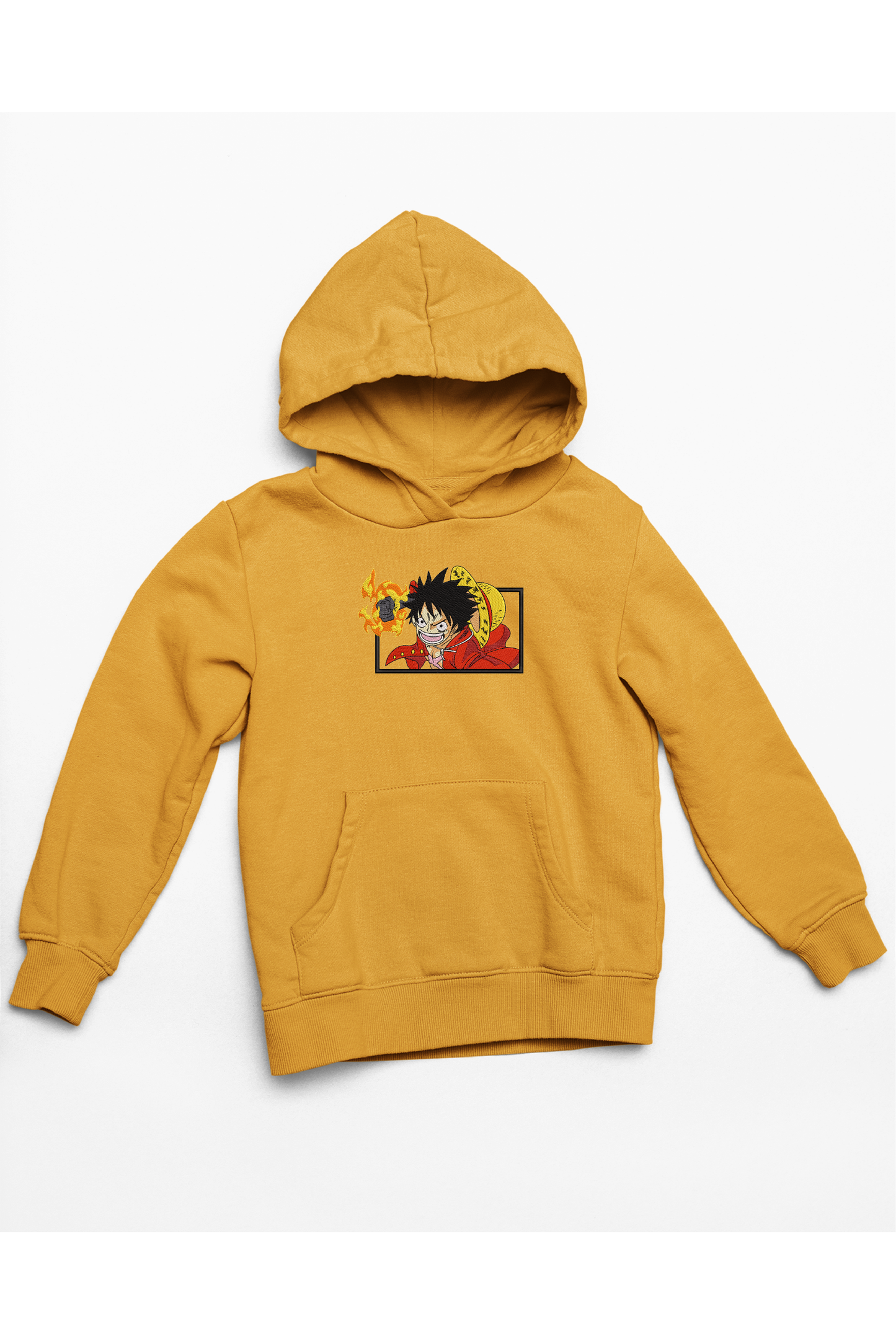 Hanorac anime brodat cu Luffy din One Piece