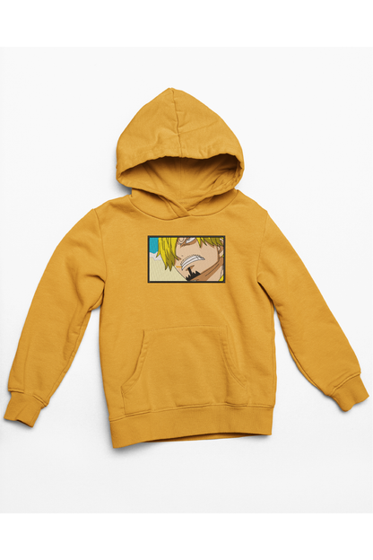 Hanorac anime brodat cu Sanji din One Piece