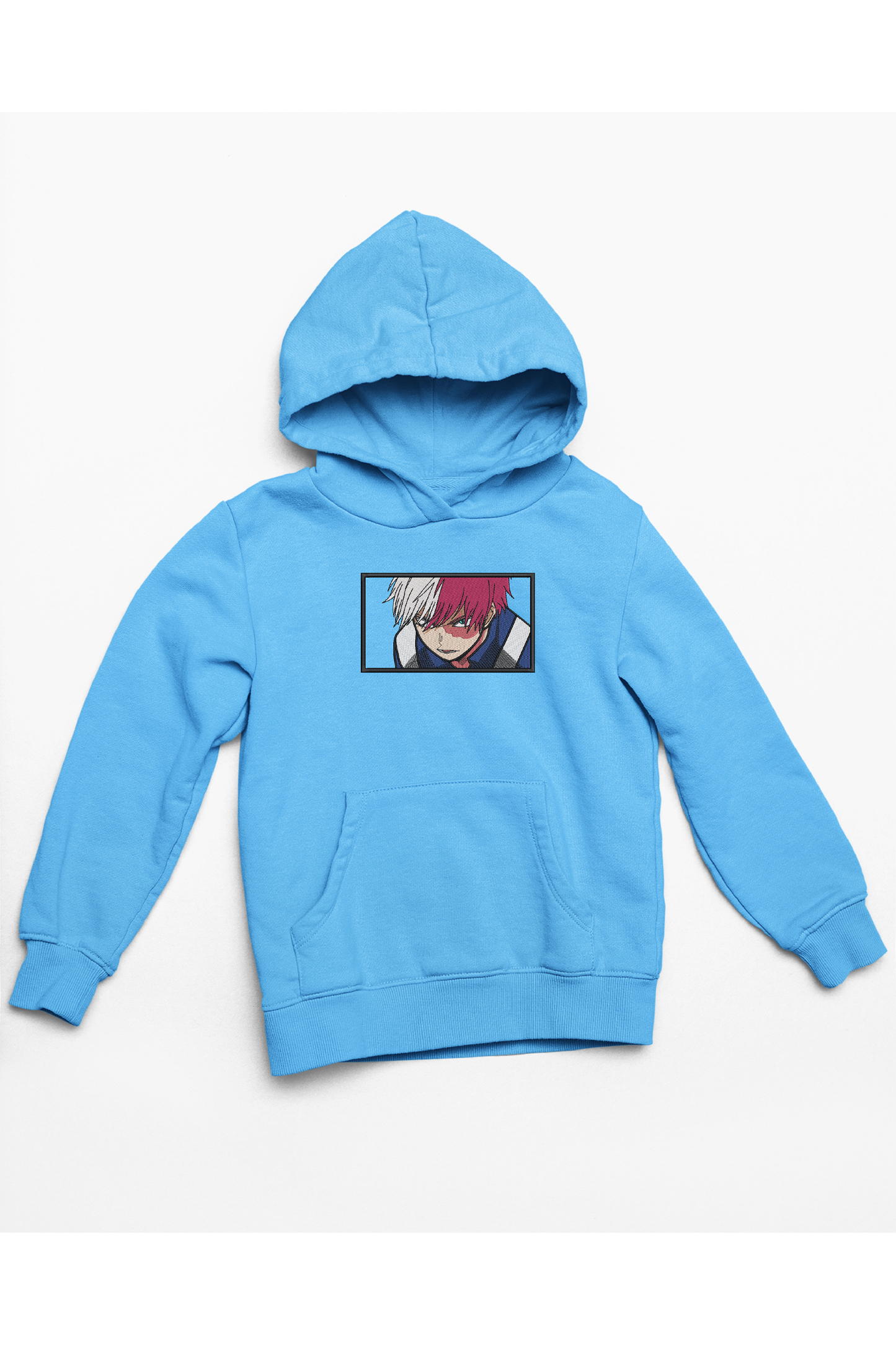 Hanorac anime brodat cu Todoroki v3 din My Hero Academia