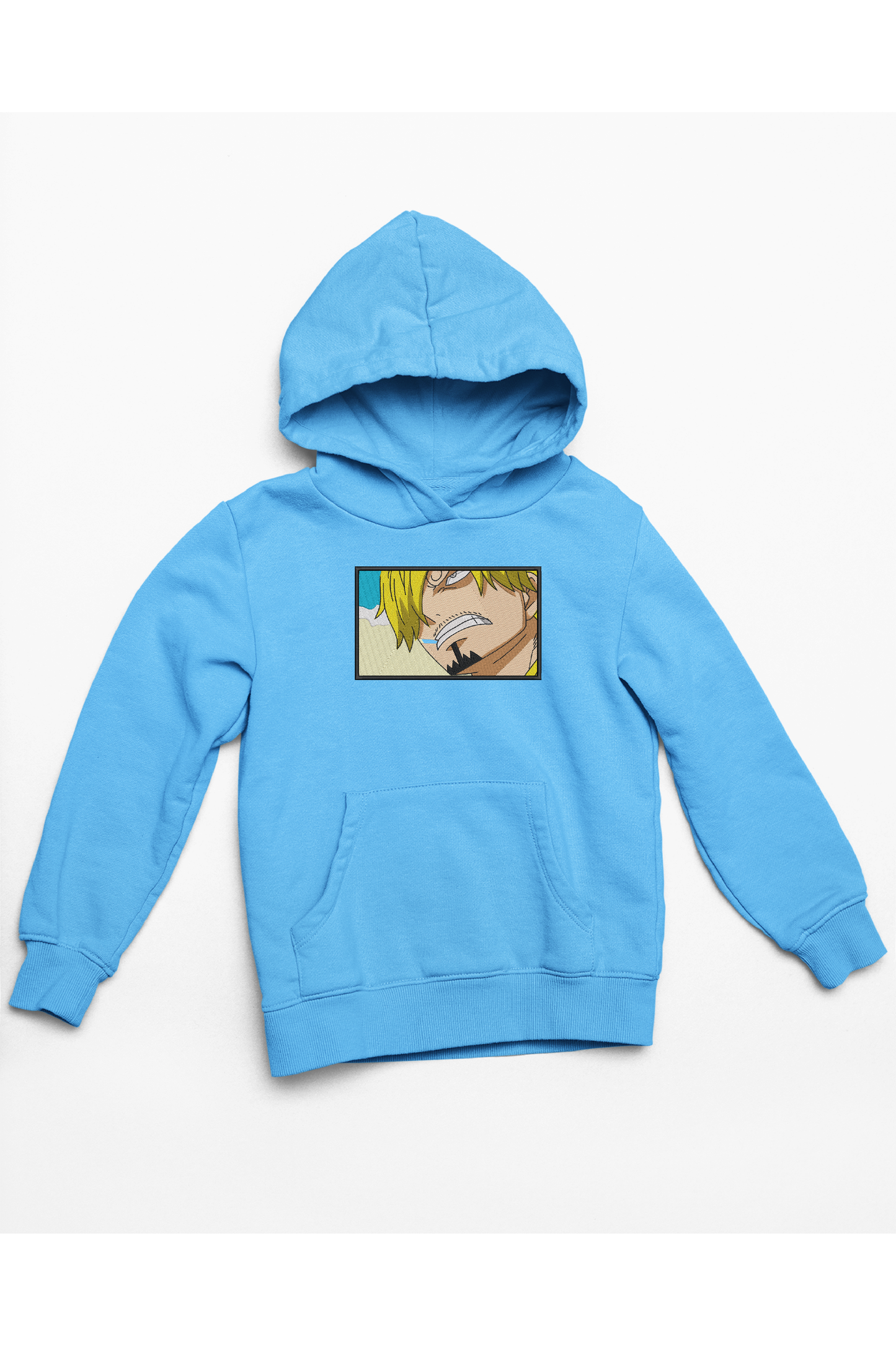 Hanorac anime brodat cu Sanji din One Piece