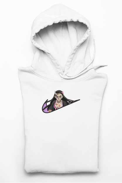 Hanorac anime brodat cu Nezuko v2 din Demon Slayer