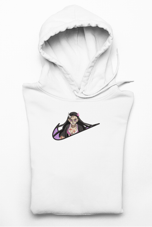 Hanorac anime brodat cu Nezuko v2 din Demon Slayer