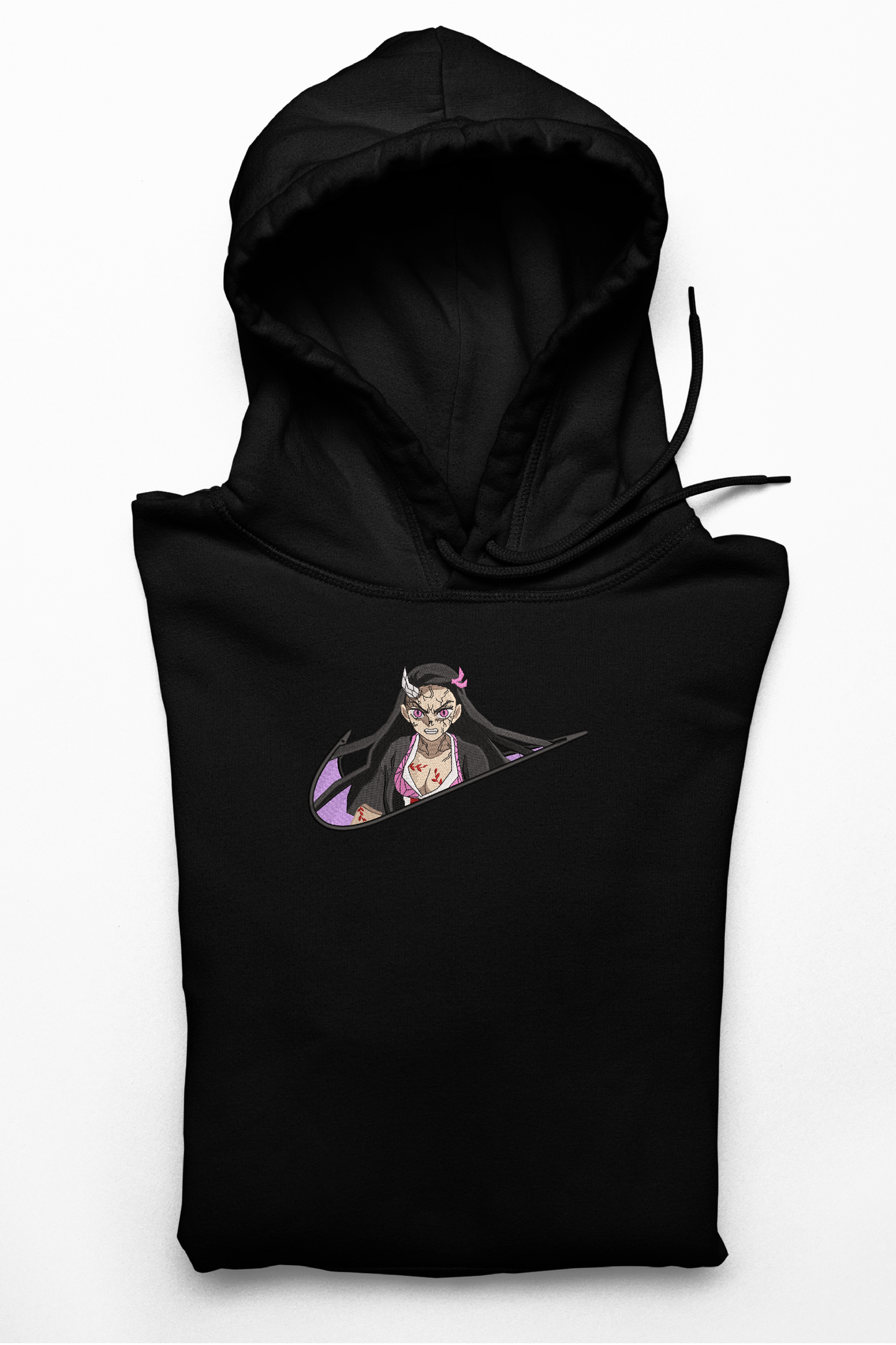 Hanorac anime brodat cu Nezuko v2 din Demon Slayer