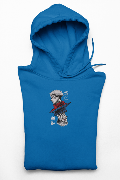 Hanorac anime brodat cu Yuji v4 din Jujutsu Kaisen