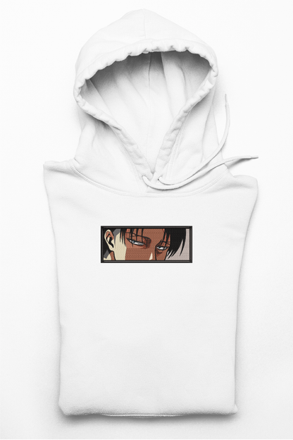 Hanorac anime brodat cu Levi v2 din Attack on Titan