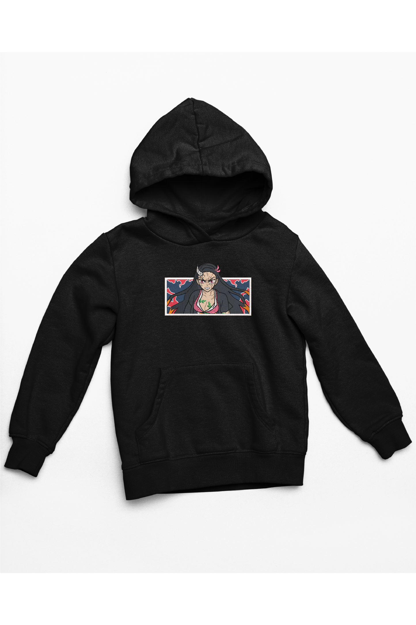 Hanorac anime brodat cu Nezuko v3 din Demon Slayer