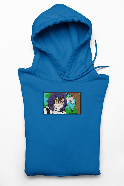 Hanorac anime brodat cu Obanai din Demon Slayer
