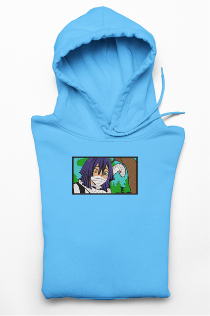 Hanorac anime brodat cu Obanai din Demon Slayer