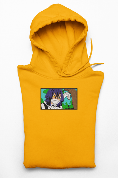 Hanorac anime brodat cu Obanai din Demon Slayer