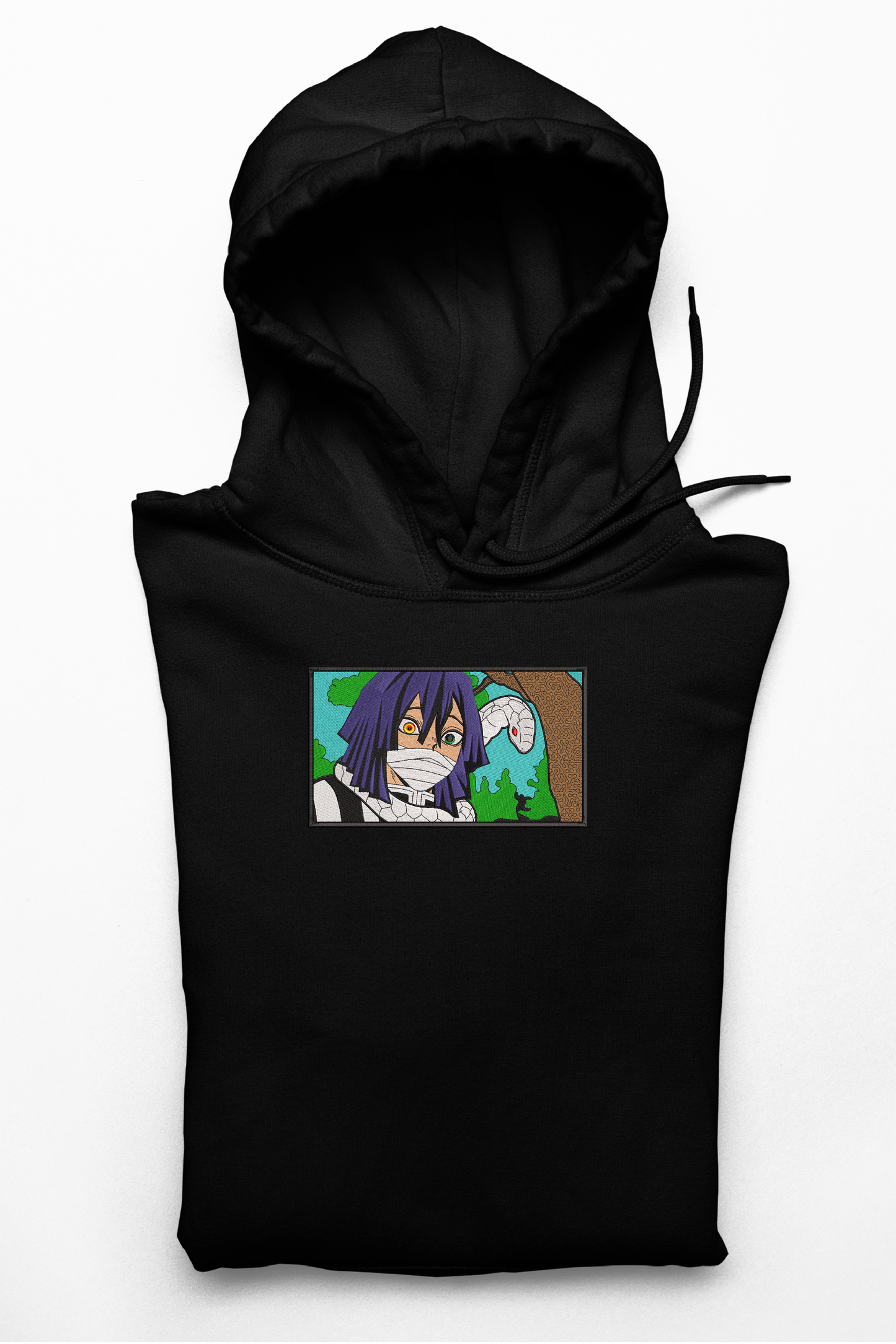 Hanorac anime brodat cu Obanai din Demon Slayer