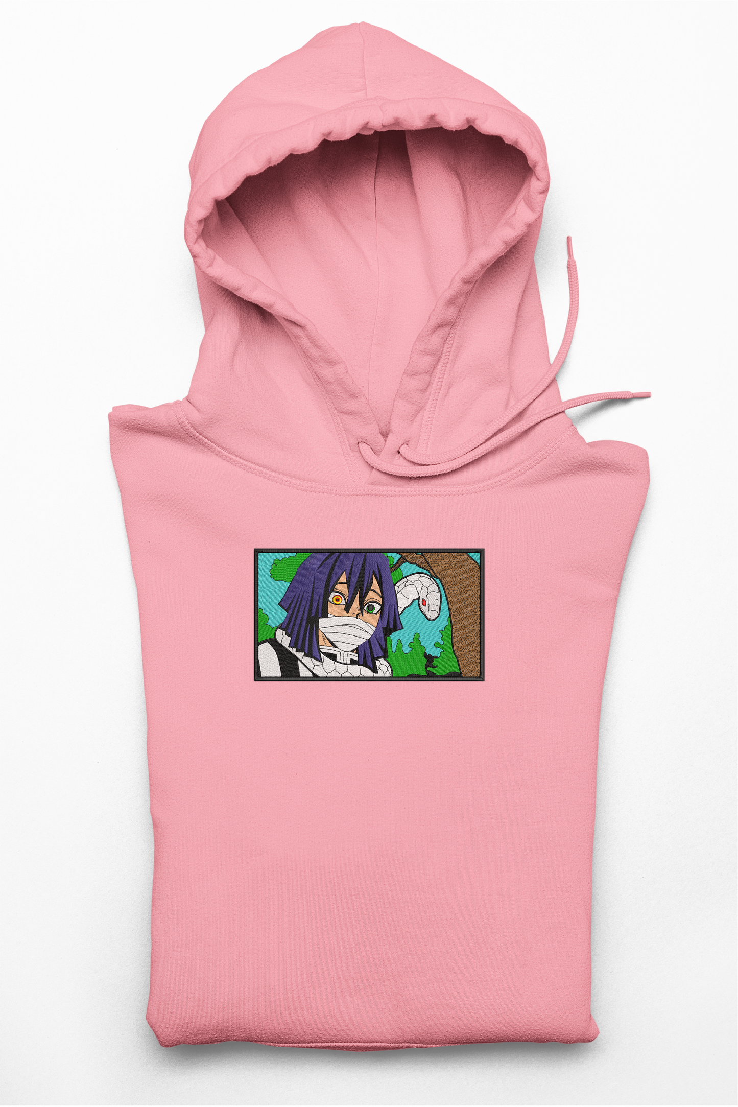 Hanorac anime brodat cu Obanai din Demon Slayer