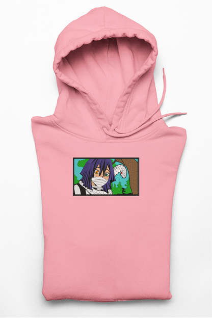 Hanorac anime brodat cu Obanai din Demon Slayer