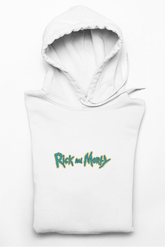 Hanorac anime brodat cu Rick & Morty