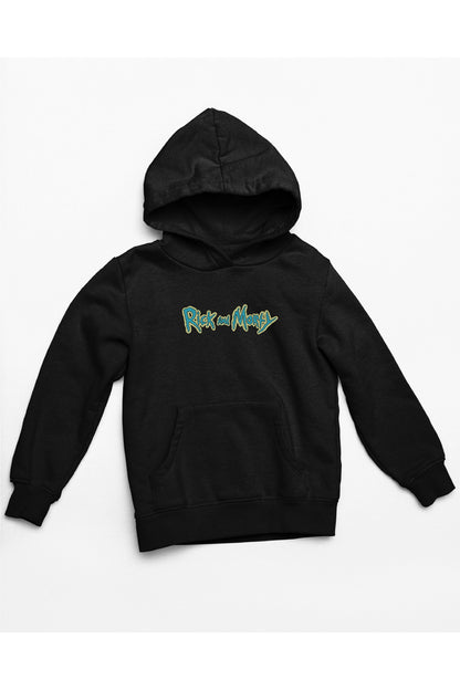 Hanorac anime brodat cu Rick & Morty