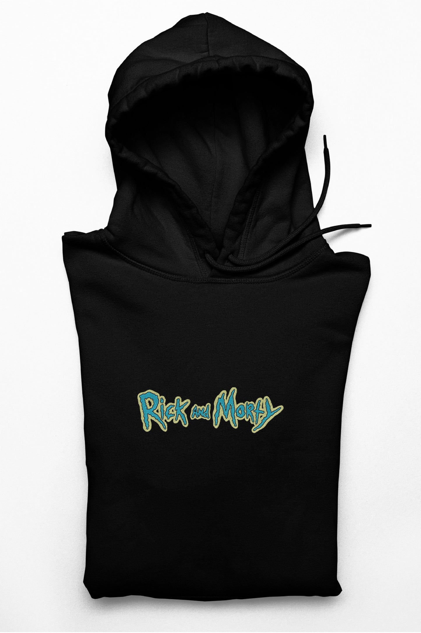 Hanorac anime brodat cu Rick & Morty