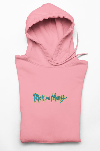 Hanorac anime brodat cu Rick & Morty