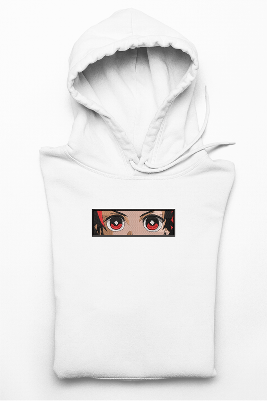 Hanorac anime brodat cu Tanjiro v2 din Demon Slayer