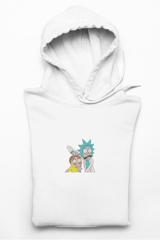 Hanorac anime brodat cu Rick & Morty v2