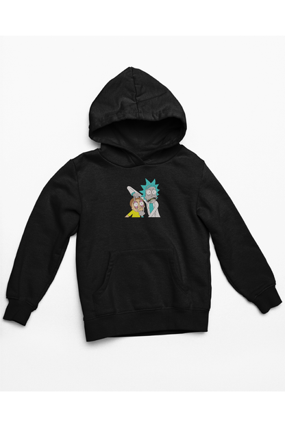 Hanorac anime brodat cu Rick & Morty v2