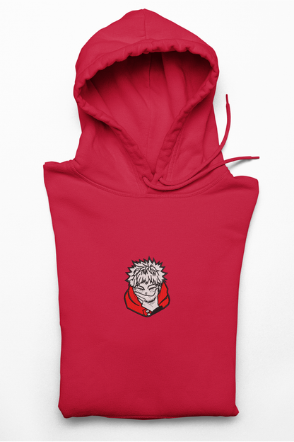 Hanorac anime brodat cu Yuji din Jujutsu Kaisen