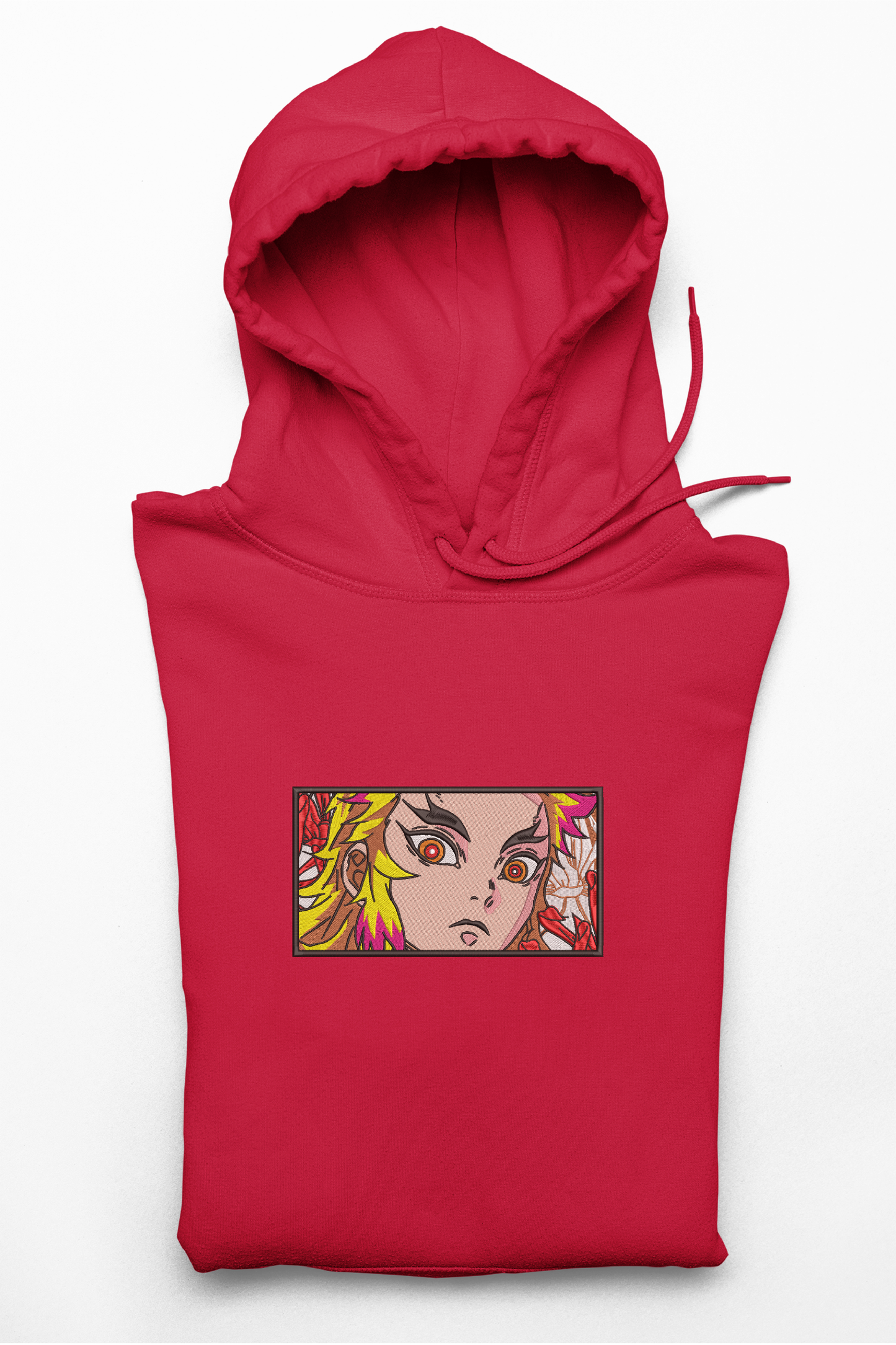 Hanorac anime brodat cu Rengoku din Demon Slayer