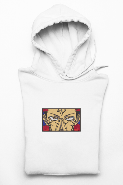Hanorac anime brodat cu Yuji v2 din Jujutsu Kaisen