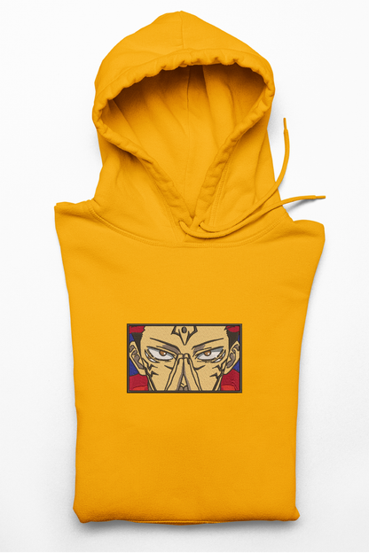 Hanorac anime brodat cu Yuji v2 din Jujutsu Kaisen