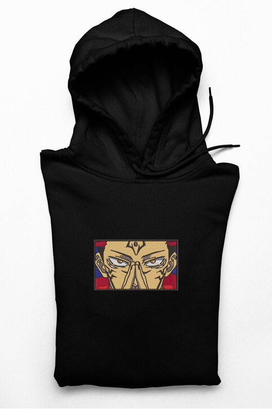 Hanorac anime brodat cu Yuji v2 din Jujutsu Kaisen