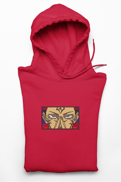 Hanorac anime brodat cu Yuji v2 din Jujutsu Kaisen
